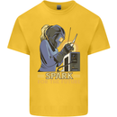 Future Spark Female Welder Welding Kids T-Shirt Childrens Yellow