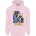 Future Spark Female Welder Welding Mens 80% Cotton Hoodie Light Pink