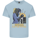 Future Spark Female Welder Welding Mens Cotton T-Shirt Tee Top Light Blue