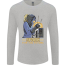 Future Spark Female Welder Welding Mens Long Sleeve T-Shirt Sports Grey
