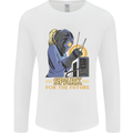 Future Spark Female Welder Welding Mens Long Sleeve T-Shirt White