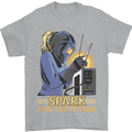 Future Spark Female Welder Welding Mens T-Shirt 100% Cotton Sports Grey