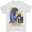Future Spark Female Welder Welding Mens T-Shirt 100% Cotton White