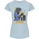 Future Spark Female Welder Welding Womens Petite Cut T-Shirt Light Blue