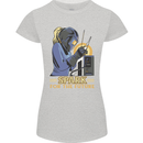 Future Spark Female Welder Welding Womens Petite Cut T-Shirt Sports Grey
