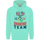GB Drinking Team Funny Stag Do Doo Beer Childrens Kids Hoodie Peppermint