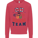 GB Drinking Team Funny Stag Do Doo Beer Kids Sweatshirt Jumper Heliconia