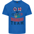 GB Drinking Team Funny Stag Do Doo Beer Kids T-Shirt Childrens Royal Blue