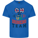 GB Drinking Team Funny Stag Do Doo Beer Kids T-Shirt Childrens Royal Blue