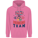 GB Drinking Team Funny Stag Do Doo Beer Mens 80% Cotton Hoodie Azelea