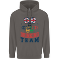 GB Drinking Team Funny Stag Do Doo Beer Mens 80% Cotton Hoodie Charcoal