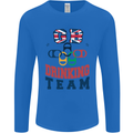 GB Drinking Team Funny Stag Do Doo Beer Mens Long Sleeve T-Shirt Royal Blue