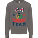 GB Drinking Team Funny Stag Do Doo Beer Mens Sweatshirt Jumper Charcoal
