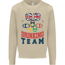GB Drinking Team Funny Stag Do Doo Beer Mens Sweatshirt Jumper Sand