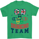 GB Drinking Team Funny Stag Do Doo Beer Mens T-Shirt 100% Cotton Irish Green
