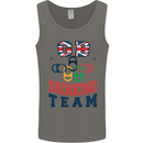 GB Drinking Team Funny Stag Do Doo Beer Mens Vest Tank Top Charcoal