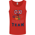 GB Drinking Team Funny Stag Do Doo Beer Mens Vest Tank Top Red