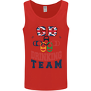 GB Drinking Team Funny Stag Do Doo Beer Mens Vest Tank Top Red