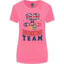 GB Drinking Team Funny Stag Do Doo Beer Womens Wider Cut T-Shirt Azalea