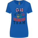 GB Drinking Team Funny Stag Do Doo Beer Womens Wider Cut T-Shirt Royal Blue