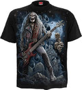 Grim Rocker Mens T-Shirt by Spiral Direct Reaper Rock Music Heavy Metal