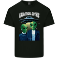 Galactic Gothic Funny Alien UFO Goth Kids T-Shirt Childrens Black