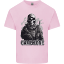 Game Zone Special Forces Video Game Skull Mens Cotton T-Shirt Tee Top Light Pink