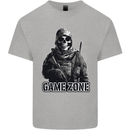 Game Zone Special Forces Video Game Skull Mens Cotton T-Shirt Tee Top Sports Grey