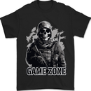 Game Zone Special Forces Video Game Skull Mens T-Shirt 100% Cotton Black