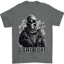 Game Zone Special Forces Video Game Skull Mens T-Shirt 100% Cotton Charcoal
