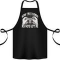 Gamer Wife Left Me Video Games Funny Gaming Cotton Apron 100% Organic Black