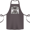Gamer Wife Left Me Video Games Funny Gaming Cotton Apron 100% Organic Dark Grey