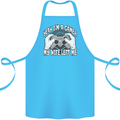 Gamer Wife Left Me Video Games Funny Gaming Cotton Apron 100% Organic Turquoise