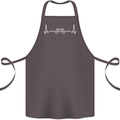 Gaming ECG Controller Video Games Console Cotton Apron 100% Organic Dark Grey