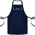 Gaming ECG Controller Video Games Console Cotton Apron 100% Organic Navy Blue