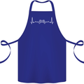 Gaming ECG Controller Video Games Console Cotton Apron 100% Organic Royal Blue
