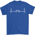 Gaming ECG Controller Video Games Console Mens T-Shirt 100% Cotton Royal Blue