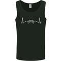 Gaming ECG Controller Video Games Console Mens Vest Tank Top Black