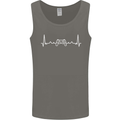 Gaming ECG Controller Video Games Console Mens Vest Tank Top Charcoal