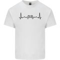 Gaming ECG Video Games Console Controller Mens Cotton T-Shirt Tee Top White