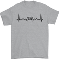 Gaming ECG Video Games Console Controller Mens T-Shirt 100% Cotton Sports Grey