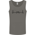 Gaming ECG Video Games Console Controller Mens Vest Tank Top Charcoal