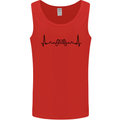 Gaming ECG Video Games Console Controller Mens Vest Tank Top Red