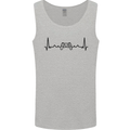 Gaming ECG Video Games Console Controller Mens Vest Tank Top Sports Grey