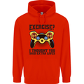 Gaming I Thought Said Extra Lives Gamer Childrens Kids Hoodie Bright Red