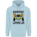 Gaming I Thought Said Extra Lives Gamer Childrens Kids Hoodie Light Blue