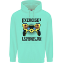 Gaming I Thought Said Extra Lives Gamer Childrens Kids Hoodie Peppermint