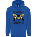Gaming I Thought Said Extra Lives Gamer Childrens Kids Hoodie Royal Blue