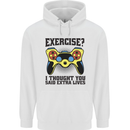 Gaming I Thought Said Extra Lives Gamer Childrens Kids Hoodie White