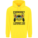 Gaming I Thought Said Extra Lives Gamer Childrens Kids Hoodie Yellow